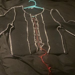 Small black and red SHEIN top,worn once,great condition